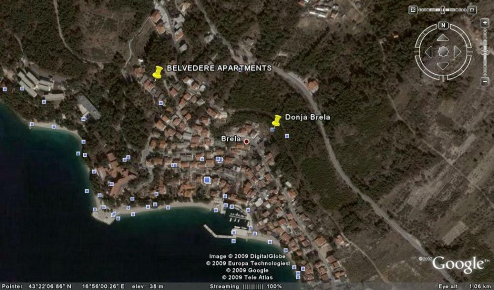 Apartmani Belvedere Brela Exterior foto